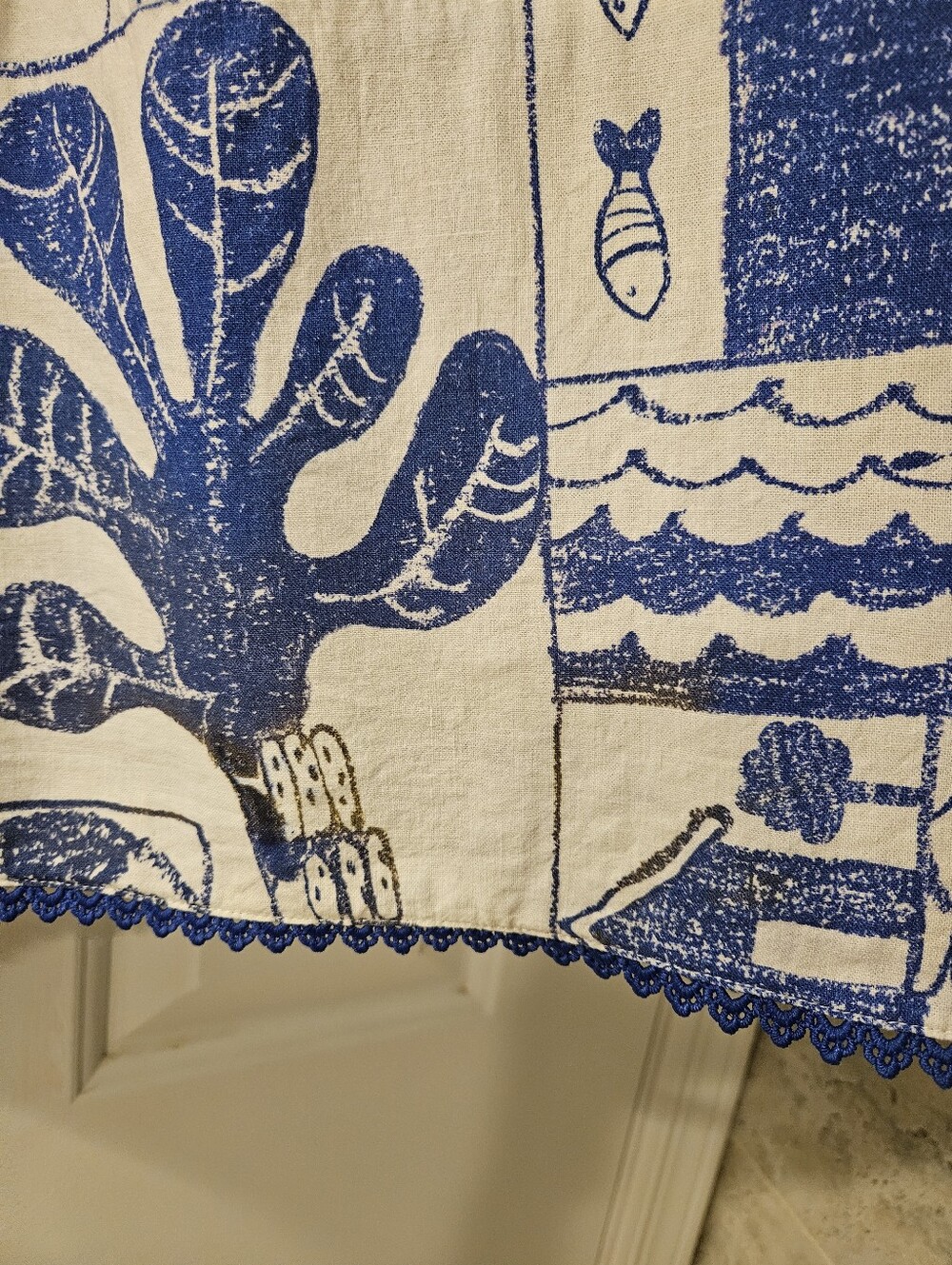 Farm Rio Nautical Short Sleeve Button Up - Picture 5 of 6